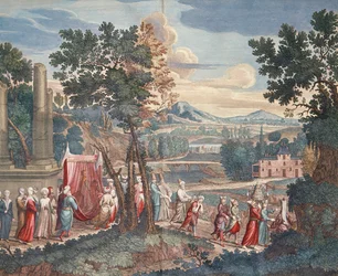 Türkische Hochzeitsprozession, 1712-13